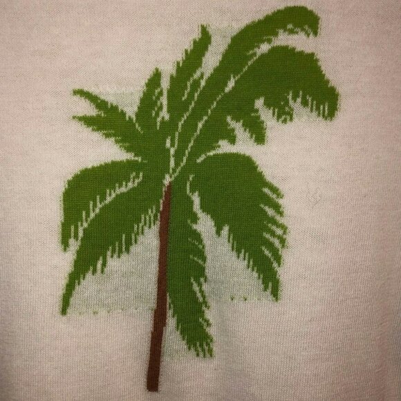 BRAND NEW Unwine Linen COTTON-Blend Sweater, White Multicolor LARGE - Picture 4 of 6